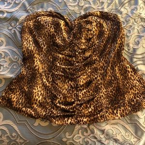 Torrid Animal Print Tube Top